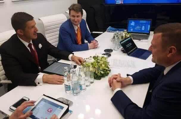 Губернатор Александр Никитин обсудил перспективы сотрудничества с главой «Ростелекома» Михаилом Осеевским