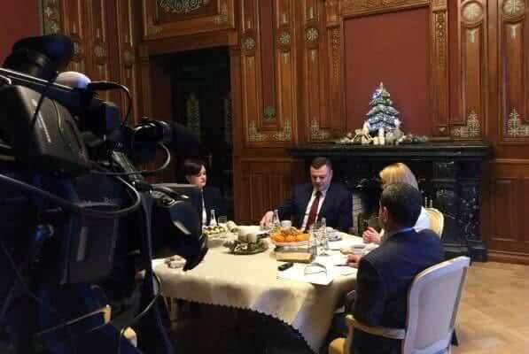 Губернатор Александр Никитин подводит итоги года с представителями региональных СМИ