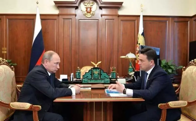 Встреча Президента с губернатором Московской области Андреем Воробьёвым
